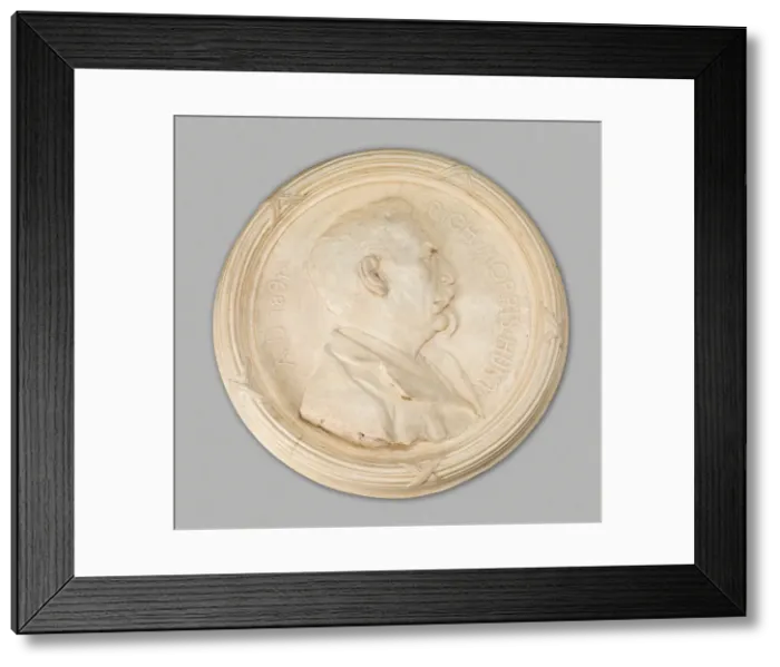 Framed Print : Richard Morris Hunt, 1891. Creator: Karl Theodore Francis Bitter Framed Print : Richard Morris Hunt, 1891. Creator: Karl Theodore Francis Bitter