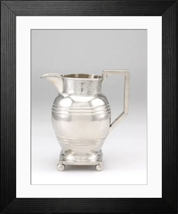 Framed Print : Water Pitcher, 1798 / 1818. Creator: Joel Sayre Framed Print : Water Pitcher, 1798 / 1818. Creator: Joel Sayre
