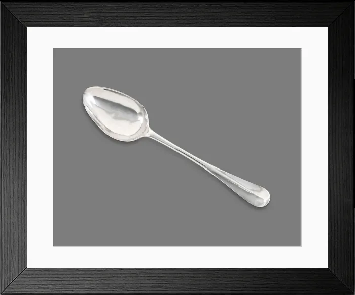 Framed Print : Spoon, 1766 / 90. Creators: Joseph Moulton II, Joseph Moulton III Framed Print : Spoon, 1766 / 90. Creators: Joseph Moulton II, Joseph Moulton III