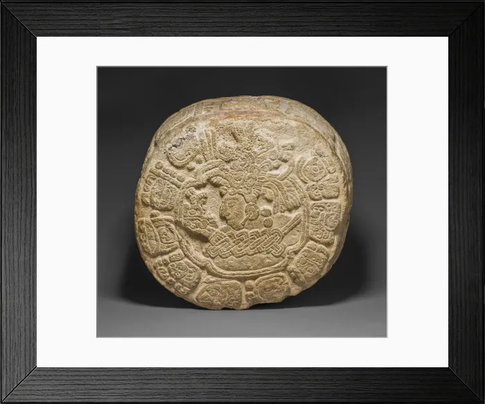 Framed Print : Hieroglyphic Altar, A. D. 650 / 700. Creator: Unknown Framed Print : Hieroglyphic Altar, A. D. 650 / 700. Creator: Unknown