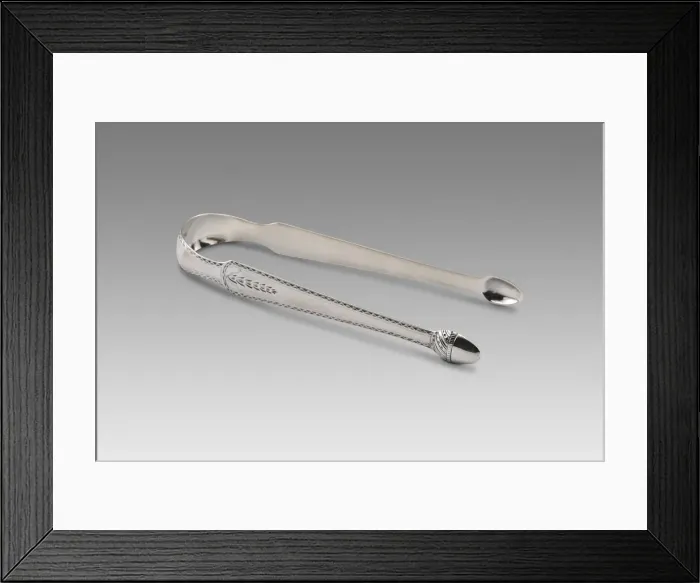 Framed Print : Sugar Tongs, 1785 / 91. Creators: Joseph Richardson, Nathaniel Richardson Framed Print : Sugar Tongs, 1785 / 91. Creators: Joseph Richardson, Nathaniel Richardson