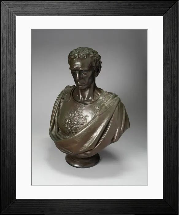 Framed Print : Lawrence Barrett as Cassius, 1884. Creator: Jonathan Scott Hartley Framed Print : Lawrence Barrett as Cassius, 1884. Creator: Jonathan Scott Hartley