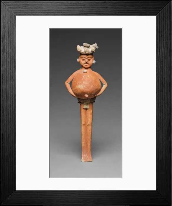 Framed Print : Rattle in the Form of a Mythological Figure, A. D. 650  /  800. Creator: Unknown