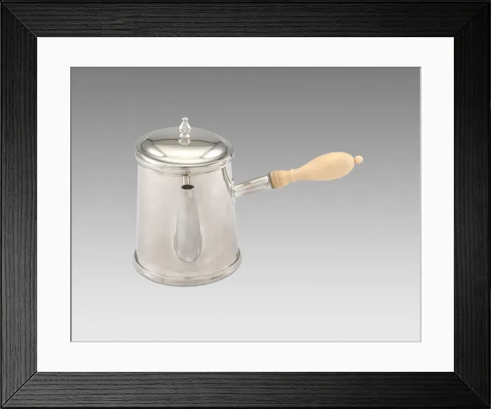 Framed Print : Chocolate Pot, c. 1846 / 53. Creator: Jones, Ball & Poor Framed Print : Chocolate Pot, c. 1846 / 53. Creator: Jones, Ball & Poor
