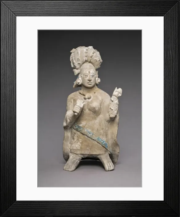 Framed Print : Figure of an Aristocratic Lady, A. D. 650 / 800. Creator: Unknown Framed Print : Figure of an Aristocratic Lady, A. D. 650 / 800. Creator: Unknown