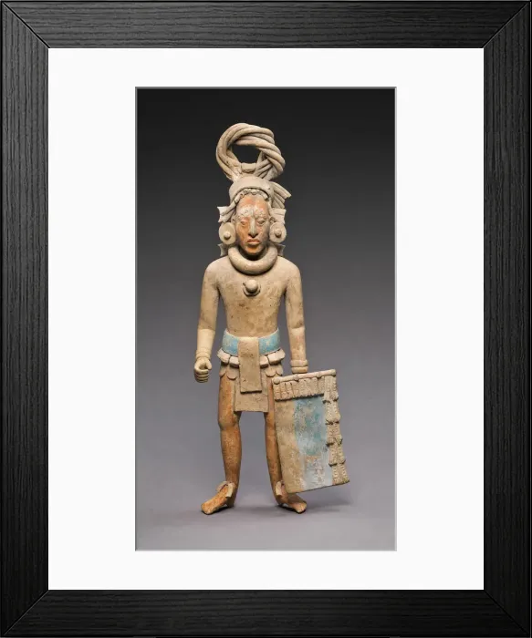 Framed Print : Figure of a Standing Warrior, A. D. 650 / 800. Creator: Unknown Framed Print : Figure of a Standing Warrior, A. D. 650 / 800. Creator: Unknown