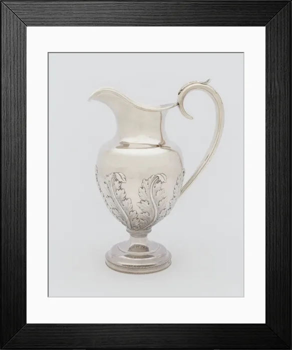 Framed Print : Pitcher, 1833. Creator: John B. Jones & Company Framed Print : Pitcher, 1833. Creator: John B. Jones & Company