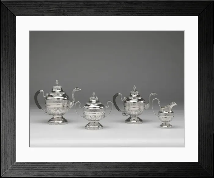 Framed Print : Tea and Coffee Service, 1809 / 12. Creators: Jean Simon Chaudron, Anthony Rasch Framed Print : Tea and Coffee Service, 1809 / 12. Creators: Jean Simon Chaudron, Anthony Rasch