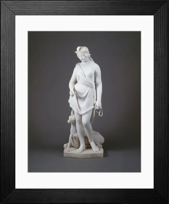 Framed Print : Pocahontas, 1868. Creator: Joseph Mozier Framed Print : Pocahontas, 1868. Creator: Joseph Mozier