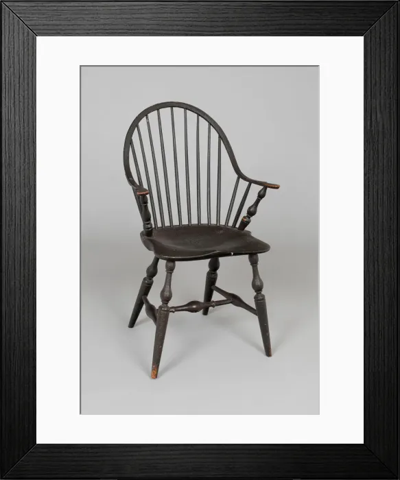 Framed Print : Windsor Armchair, 1752 / 87. Creator: J. M. Hasbrouck Framed Print : Windsor Armchair, 1752 / 87. Creator: J. M. Hasbrouck