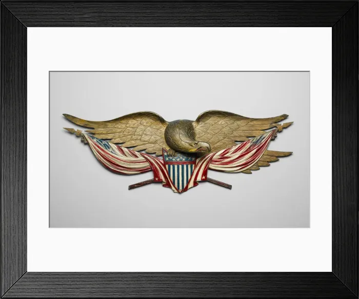 Framed Print : Eagle, 1870 / 1900. Creator: John Halley Bellamy Framed Print : Eagle, 1870 / 1900. Creator: John Halley Bellamy