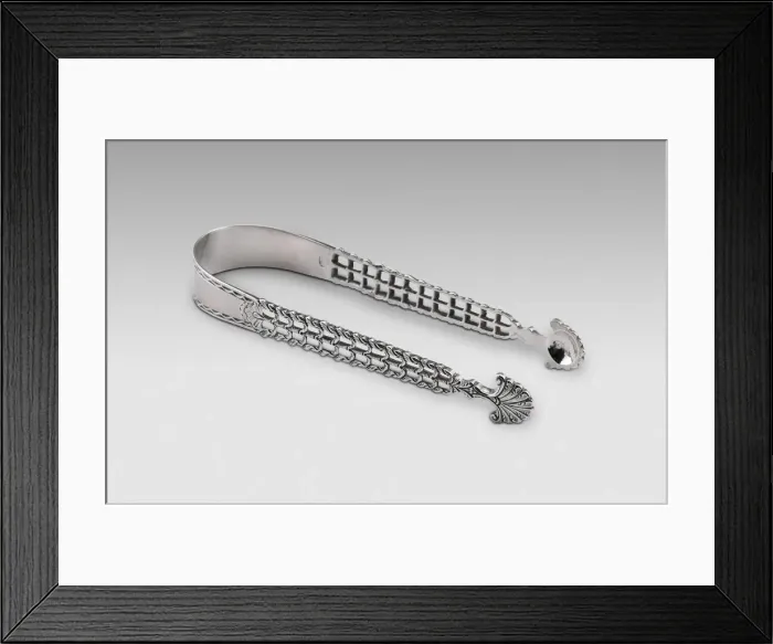 Framed Print : Tea Tongs, 1785 / 1800. Creator: John D. Germon Framed Print : Tea Tongs, 1785 / 1800. Creator: John D. Germon