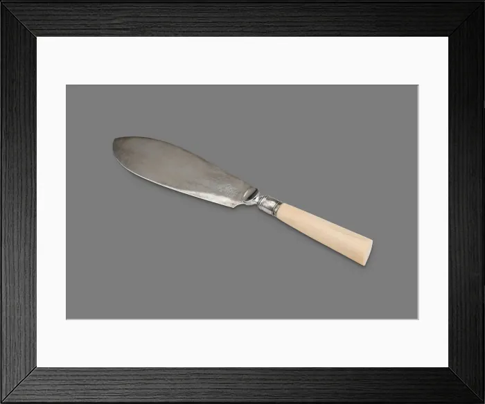 Framed Print : Serving Knife, 1788 / 1817. Creator: John Vernon Framed Print : Serving Knife, 1788 / 1817. Creator: John Vernon