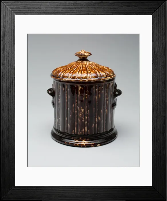 Framed Print : Jar, 1849. Creator: Lyman Fenton & Co Framed Print : Jar, 1849. Creator: Lyman Fenton & Co