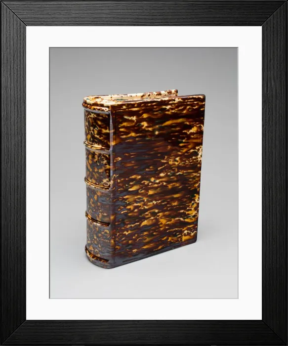 Framed Print : Flask, 1840 / 60. Creator: Lyman Fenton & Co Framed Print : Flask, 1840 / 60. Creator: Lyman Fenton & Co
