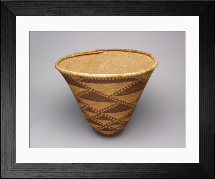 Framed Print : Burden Basket, 1870 / 80. Creator: Unknown Framed Print : Burden Basket, 1870 / 80. Creator: Unknown
