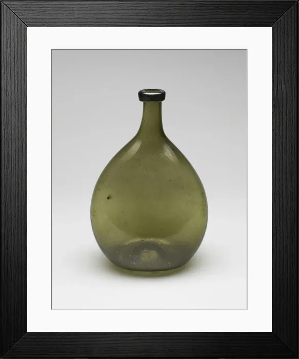 Framed Print : Bottle, 1821 / 29. Creator: Mantua Glass Framed Print : Bottle, 1821 / 29. Creator: Mantua Glass