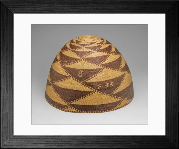 Framed Print : Basket, Late 19th century. Creator: Unknown Framed Print : Basket, Late 19th century. Creator: Unknown