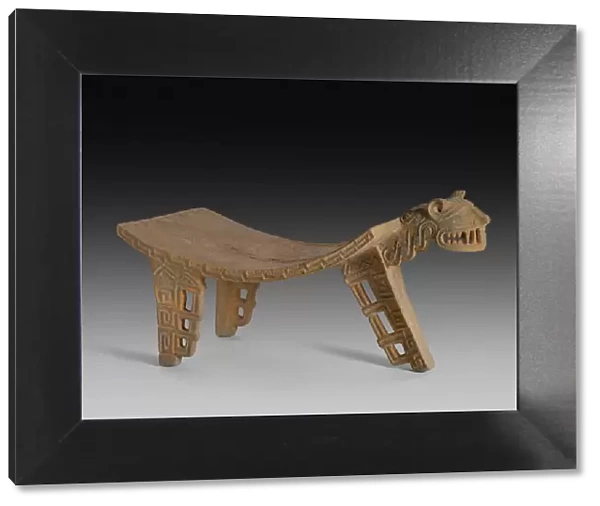 Ceremonial Grinding Table (Metate) in the Form of a Feline, A. D. 500  /  1000
