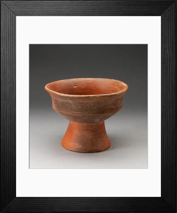 Framed Print : Footed Vessel, A. D. 200 / 700. Creator: Unknown Framed Print : Footed Vessel, A. D. 200 / 700. Creator: Unknown