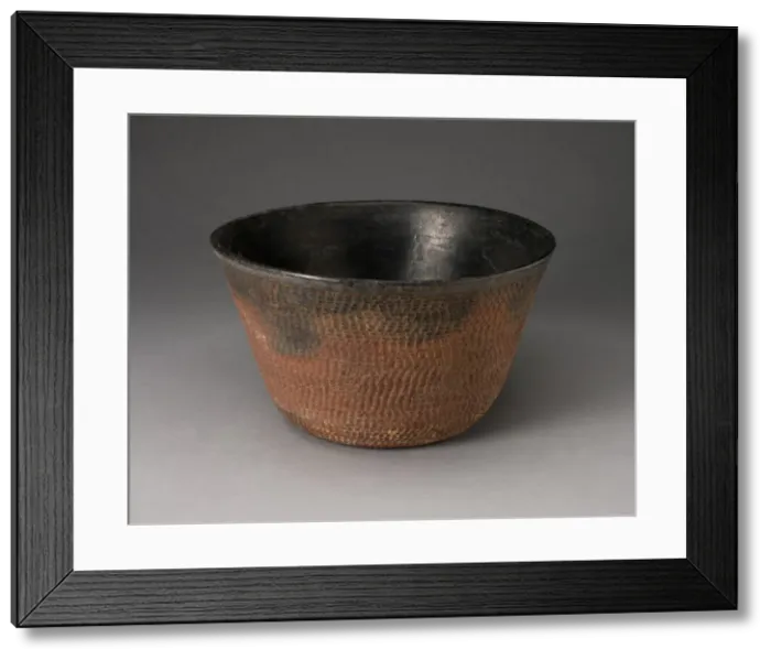 Framed Print : Bowl with Textured Surface Decoration, A. D. 900 / 1000. Creator: Unknown Framed Print : Bowl with Textured Surface Decoration, A. D. 900 / 1000. Creator: Unknown