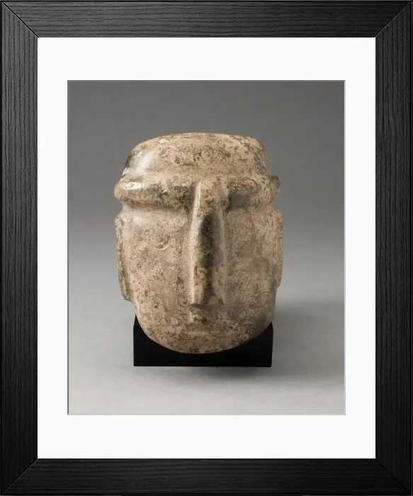 Framed Print : Mask, 300 B. C. / A. D. 300. Creator: Unknown Framed Print : Mask, 300 B. C. / A. D. 300. Creator: Unknown