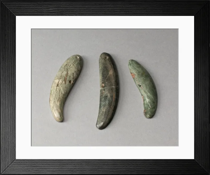 Framed Print : Pendant in the Shape of a Claw or Fang, 400 B. C. / A. D. 1200. Creator: Unknown Framed Print : Pendant in the Shape of a Claw or Fang, 400 B. C. / A. D. 1200. Creator: Unknown