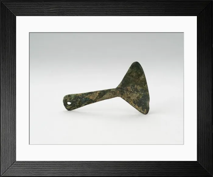 Framed Print : Ceremonial Knife (Tumi) or Pendant, Probably A. D. 1000 / 1470. Creator: Unknown Framed Print : Ceremonial Knife (Tumi) or Pendant, Probably A. D. 1000 / 1470. Creator: Unknown
