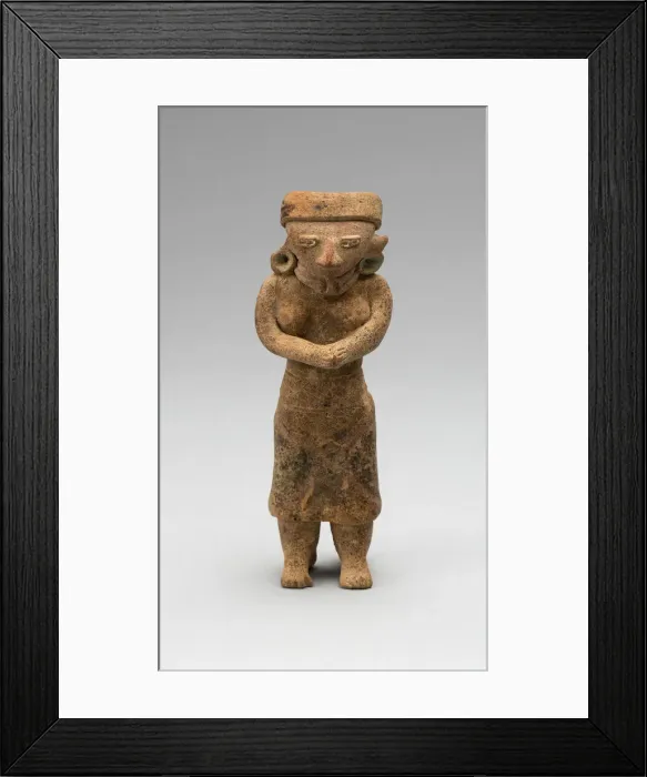 Framed Print : Male Figure, 250 B. C. / A. D. 400. Creator: Unknown Framed Print : Male Figure, 250 B. C. / A. D. 400. Creator: Unknown