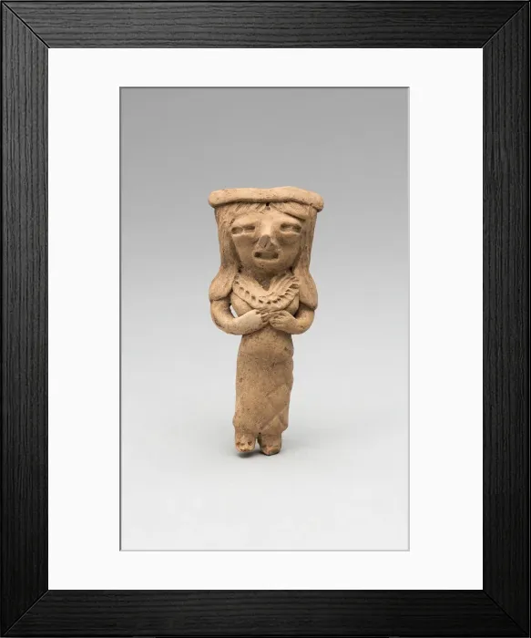 Framed Print : Female Figure, 300 B. C. / A. D. 250. Creator: Unknown Framed Print : Female Figure, 300 B. C. / A. D. 250. Creator: Unknown