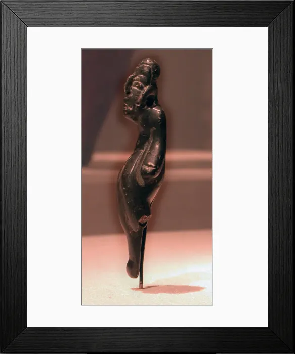 Framed Print : Standing Figurine with Missing Leg, 800 / 400 B. C. Creator: Unknown Framed Print : Standing Figurine with Missing Leg, 800 / 400 B. C. Creator: Unknown