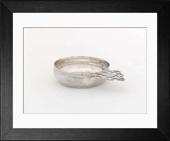 Framed Print : Porringer, c. 1725. Creator: Moody Russell Framed Print : Porringer, c. 1725. Creator: Moody Russell