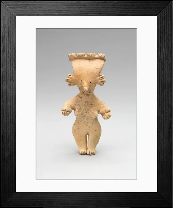 Framed Print : Female Figure, 100 B. C. / A. D. 300. Creator: Unknown Framed Print : Female Figure, 100 B. C. / A. D. 300. Creator: Unknown