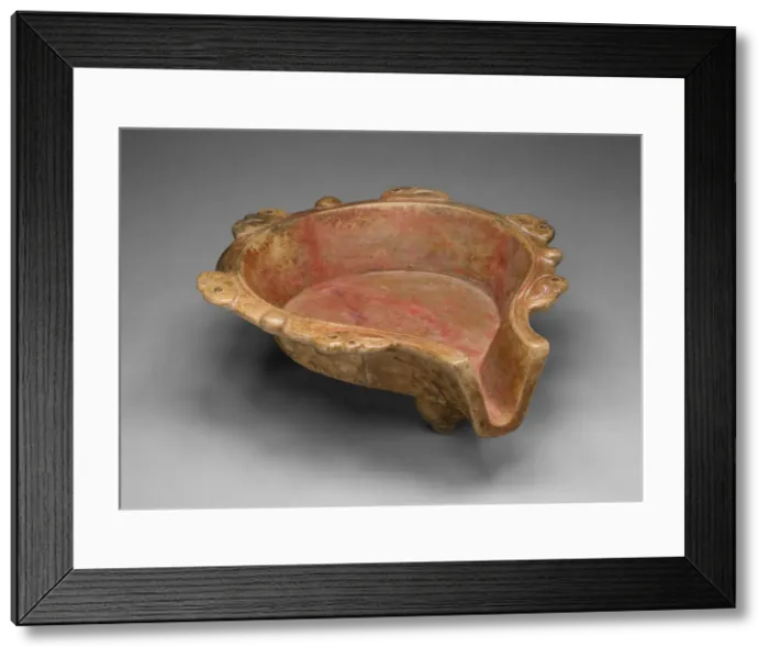 Framed Print : Spouted Dish with King Vulture Heads, 800 / 400 B. C. Creator: Unknown Framed Print : Spouted Dish with King Vulture Heads, 800 / 400 B. C. Creator: Unknown