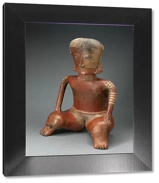 Figure of a Seated Female, 100 B. C.  /  A. D. 500. Creator: Unknown