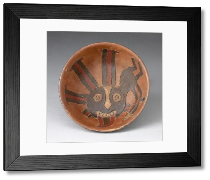 Framed Print : Bowl with Anthropomorphic Figure, 650 / 150 B. C. Creator: Unknown Framed Print : Bowl with Anthropomorphic Figure, 650 / 150 B. C. Creator: Unknown