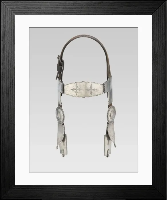 Framed Print : Horse Headstall, 1870s. Creator: Unknown Framed Print : Horse Headstall, 1870s. Creator: Unknown