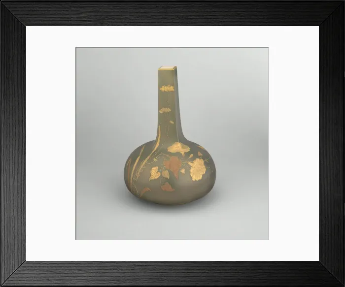 Framed Print : Vase, 1882 / 90. Creator: Ott and Brewer Framed Print : Vase, 1882 / 90. Creator: Ott and Brewer