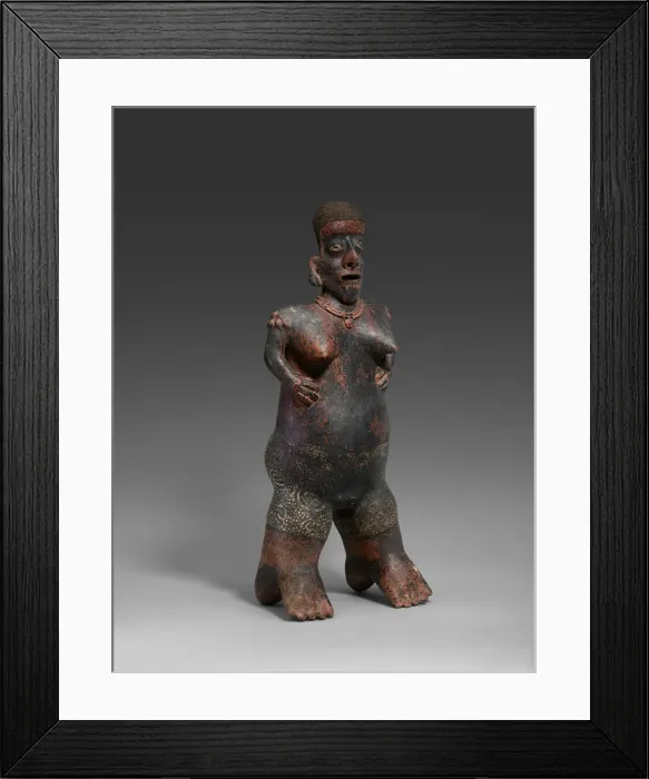 Framed Print : Standing Female Figure, A. D. 100 / 300. Creator: Unknown Framed Print : Standing Female Figure, A. D. 100 / 300. Creator: Unknown