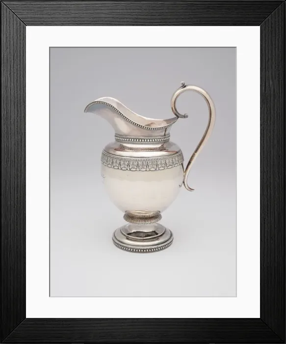 Framed Print : Pitcher, 1827 / 48. Creator: Baldwin Gardiner Framed Print : Pitcher, 1827 / 48. Creator: Baldwin Gardiner