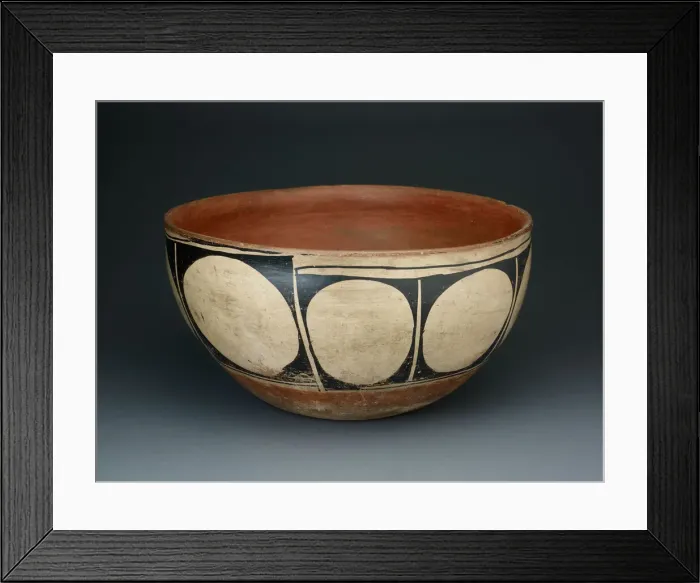 Framed Print : Polychrome Bowl, 1880 / 1900. Creator: Unknown Framed Print : Polychrome Bowl, 1880 / 1900. Creator: Unknown