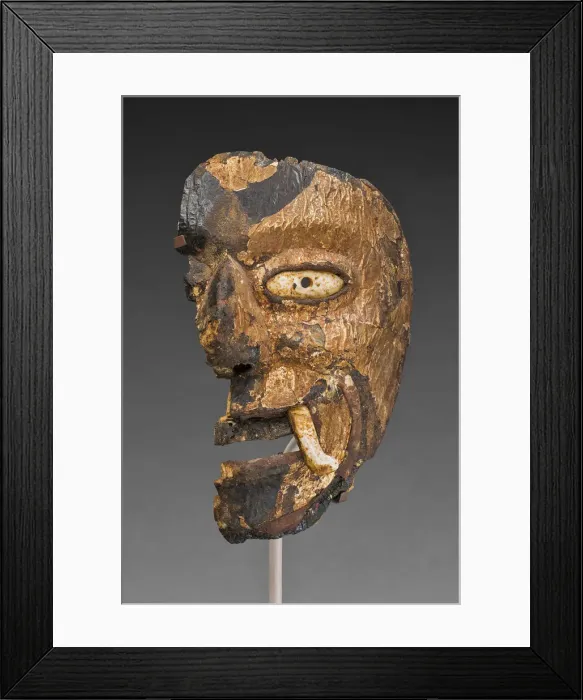 Framed Print : Miniature Mask, A. D. 1300 / 1400. Creator: Unknown Framed Print : Miniature Mask, A. D. 1300 / 1400. Creator: Unknown