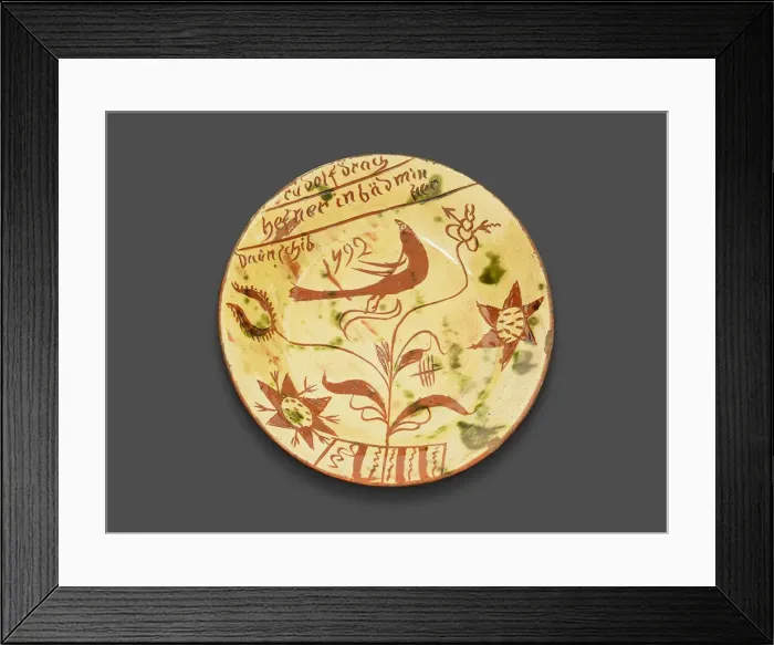 Framed Print : Plate, 1792. Creator: Rudolph Drach