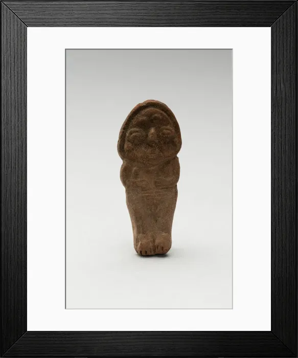 Framed Print : Mold-Made Female Figurine, c. A. D. 100 / 600. Creator: Unknown Framed Print : Mold-Made Female Figurine, c. A. D. 100 / 600. Creator: Unknown