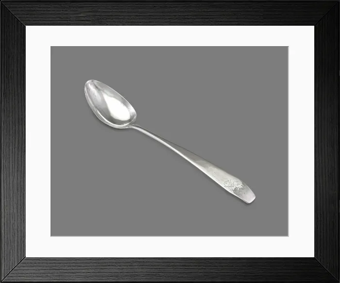 Framed Print : Tablespoon, 1790 / 1808. Creator: Saunders Pitman Framed Print : Tablespoon, 1790 / 1808. Creator: Saunders Pitman