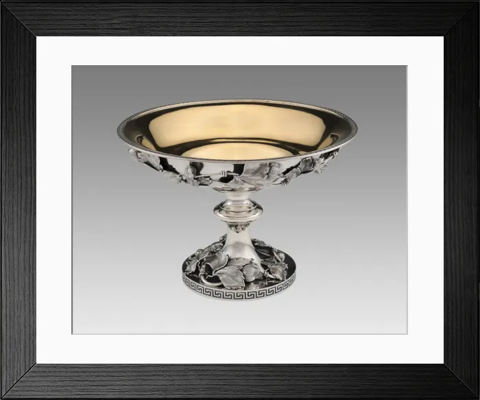 Framed Print : Berry dish, 1859. Creator: Tiffany & Co Framed Print : Berry dish, 1859. Creator: Tiffany & Co