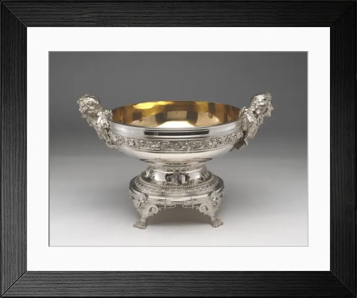 Framed Print : Punch Bowl, 1873. Creator: Tiffany & Co Framed Print : Punch Bowl, 1873. Creator: Tiffany & Co