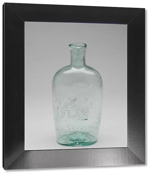 Flask, 1850  /  59. Creator: Spring Garden Glass Works