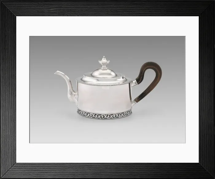 Framed Print : Teapot, 1784 / 1800. Creator: Standish Barry Framed Print : Teapot, 1784 / 1800. Creator: Standish Barry