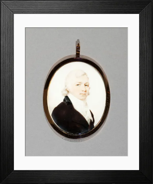 Framed Print : Jonathan Henderson (1772-1833), 1798. Creator: Robert Field Framed Print : Jonathan Henderson (1772-1833), 1798. Creator: Robert Field